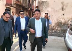 ईडब्ल्यूएस भवनों का किया निरीक्षण, लाभार्थियों से किया सीधा संवाद