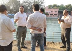 अपर मेला अधिकारी ने कुंभ मेला की तैयारियों के तहत निर्माणाधीन घाटों का किया निरीक्षण