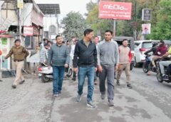 सड़कों का निरीक्षण करने ग्राउण्ड जीरों पर पहुंचे लोनिवि सचिव 