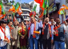 भाजपा मसूरी मंडल ने धूमधाम से मनाया पार्टी का स्थापना दिवस