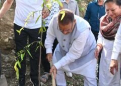 मंत्री गणेश जोशी ने एक पेड़ माँ के नाम अभियान के तहत किया पौधारोपण