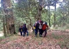 ट्रेक पर रास्ता भटके 5 पर्यटक, सकुशल किया गया रेस्क्यू