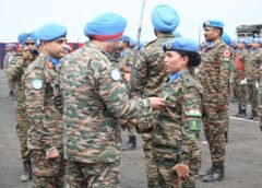 पूर्वी डीआरसी में बेहतरीन सेवा के लिए भारतीय सेना के शांति सैनिकों को संयुक्त राष्ट्र पदकों से सम्मानित किया गया