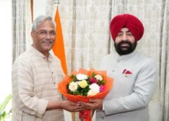 हरिद्वार सांसद त्रिवेन्द्र सिंह रावत ने राज्यपाल से की भेंट