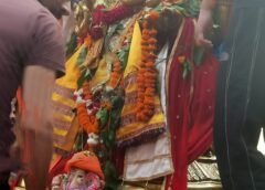 250 किलो पीतल की प्रतिमा का हरिद्वार में हुआ सांकेतिक विसर्जन